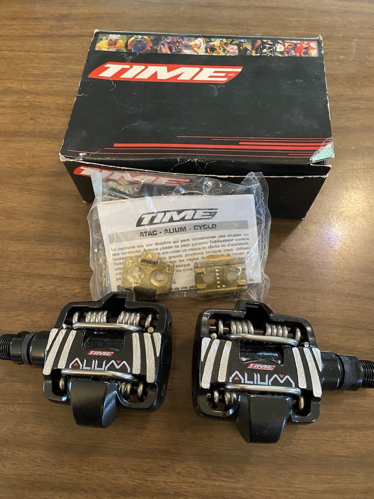 Time ATAC clipless Mountain Bike pedals Vintage NEW NOS