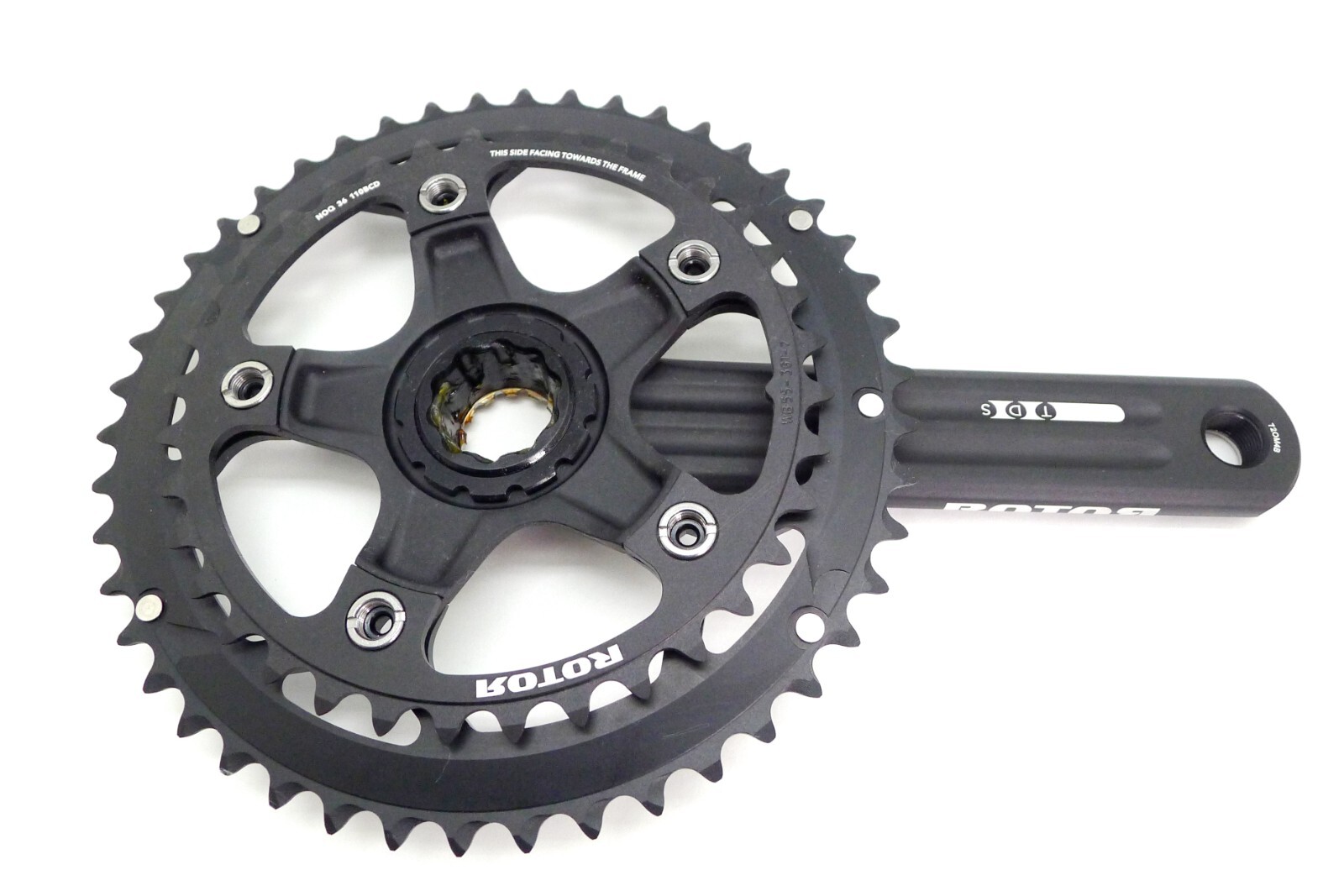 ROTOR 3D30 noQ 11 Speed 46/36T 172.5mm Crankset (without BB)