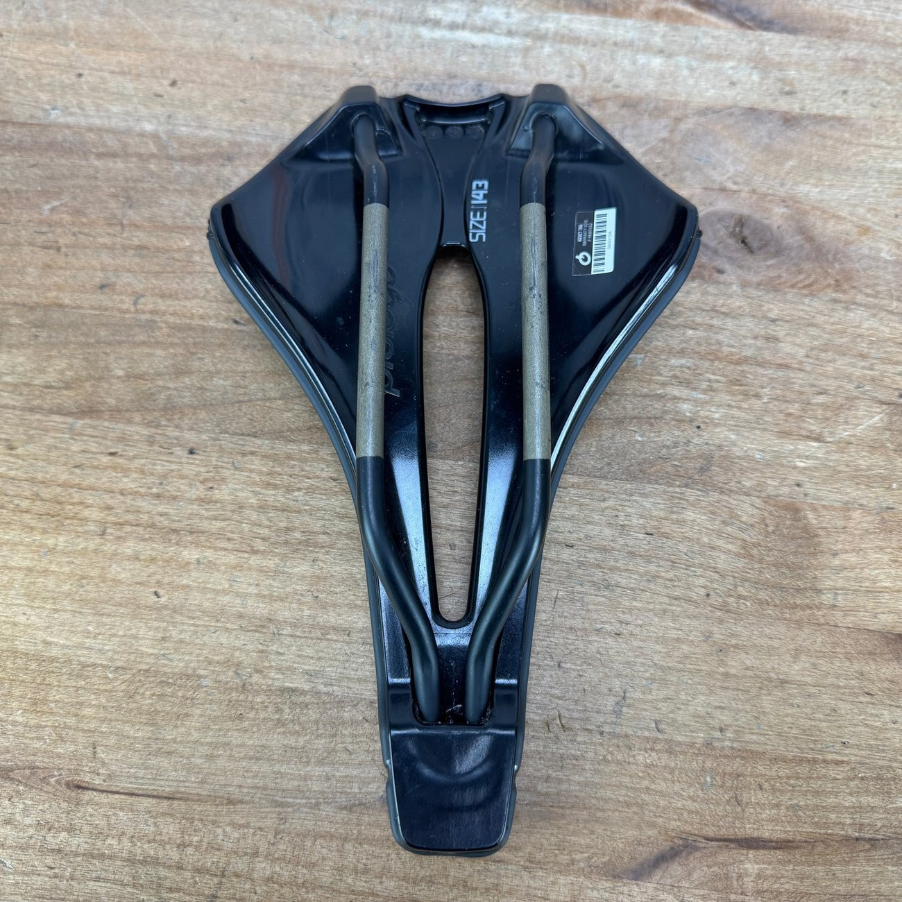 Low Mile! Prologo Dimension NDR Pas 143mm 7x7mm T4.0 Chromoly Rails Bike Saddle