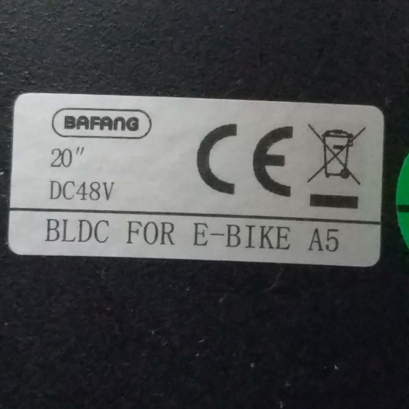 BAFANG G063 48V 1000W Fat Tire Rear Wheel 26×4.0» 175mm & Shimano 7 Speed -READ