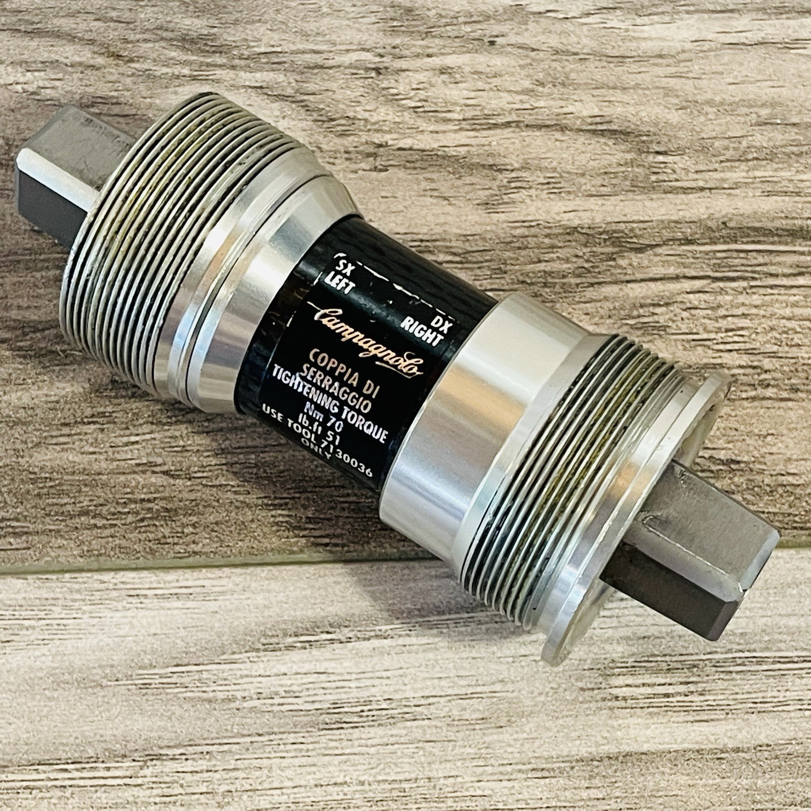 Campagnolo Record 10 Speed Square Taper Bottom Bracket Italian 36 x 24T 102mm