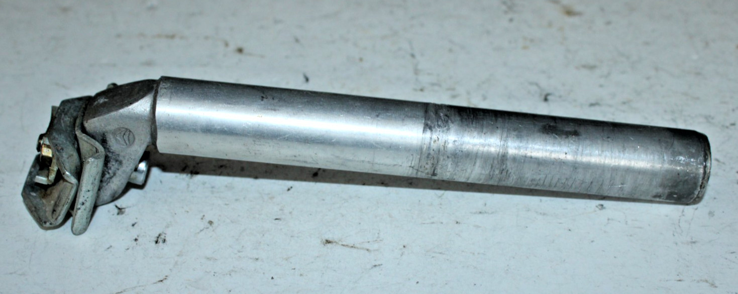 Seat Post Seattube 230/27.2mm 25mm Offset Silver Touring Road MTB Commuter Cafe~