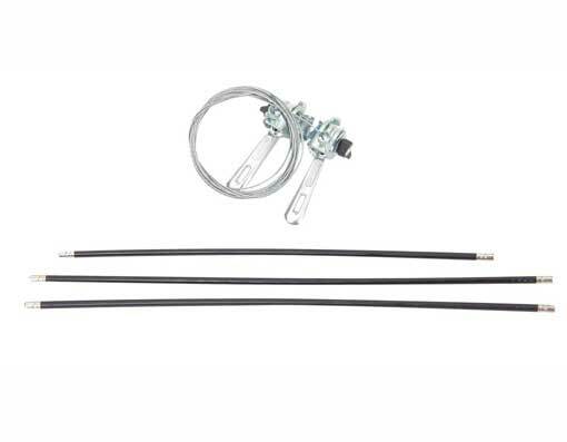 NEW! GENUINE SUN RACE DOUBLE SHIFTER STEM 22.2 SLR-03 FRICTION IN CHROME.