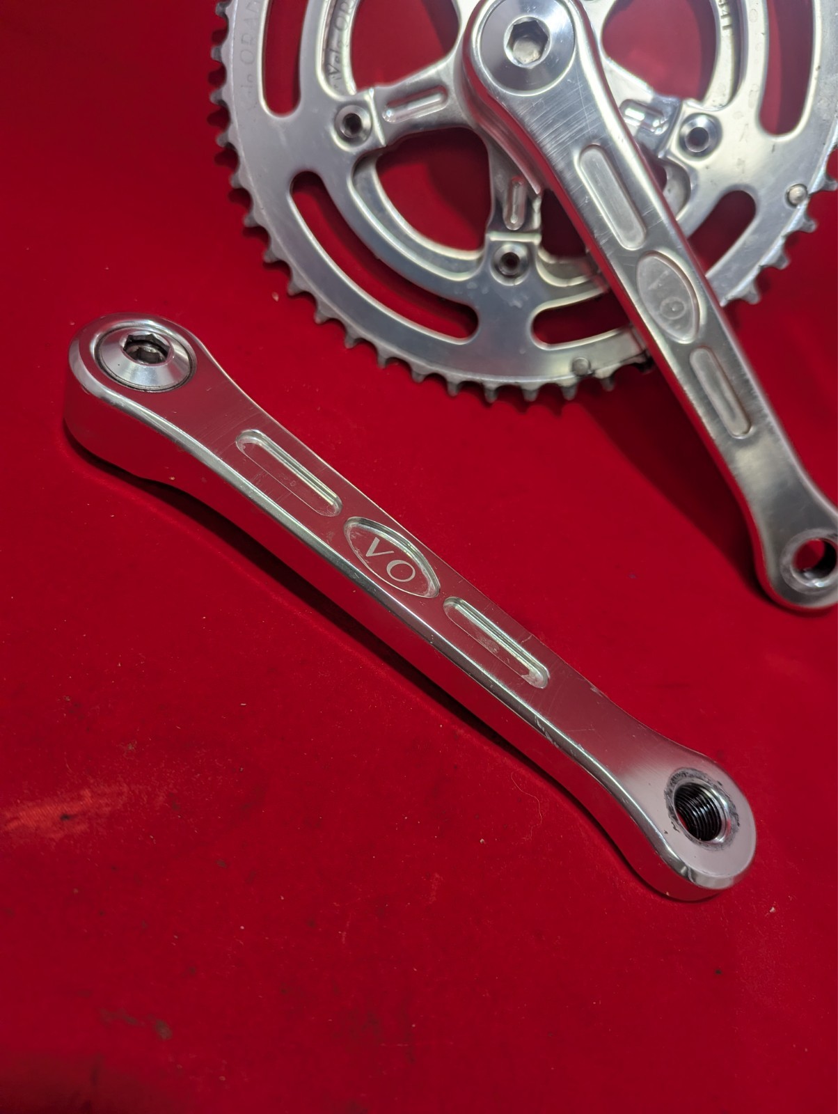 Velo Orange Grand Cru Crankset – 170mm, 8/9/10 Speed, 48/34t, Square