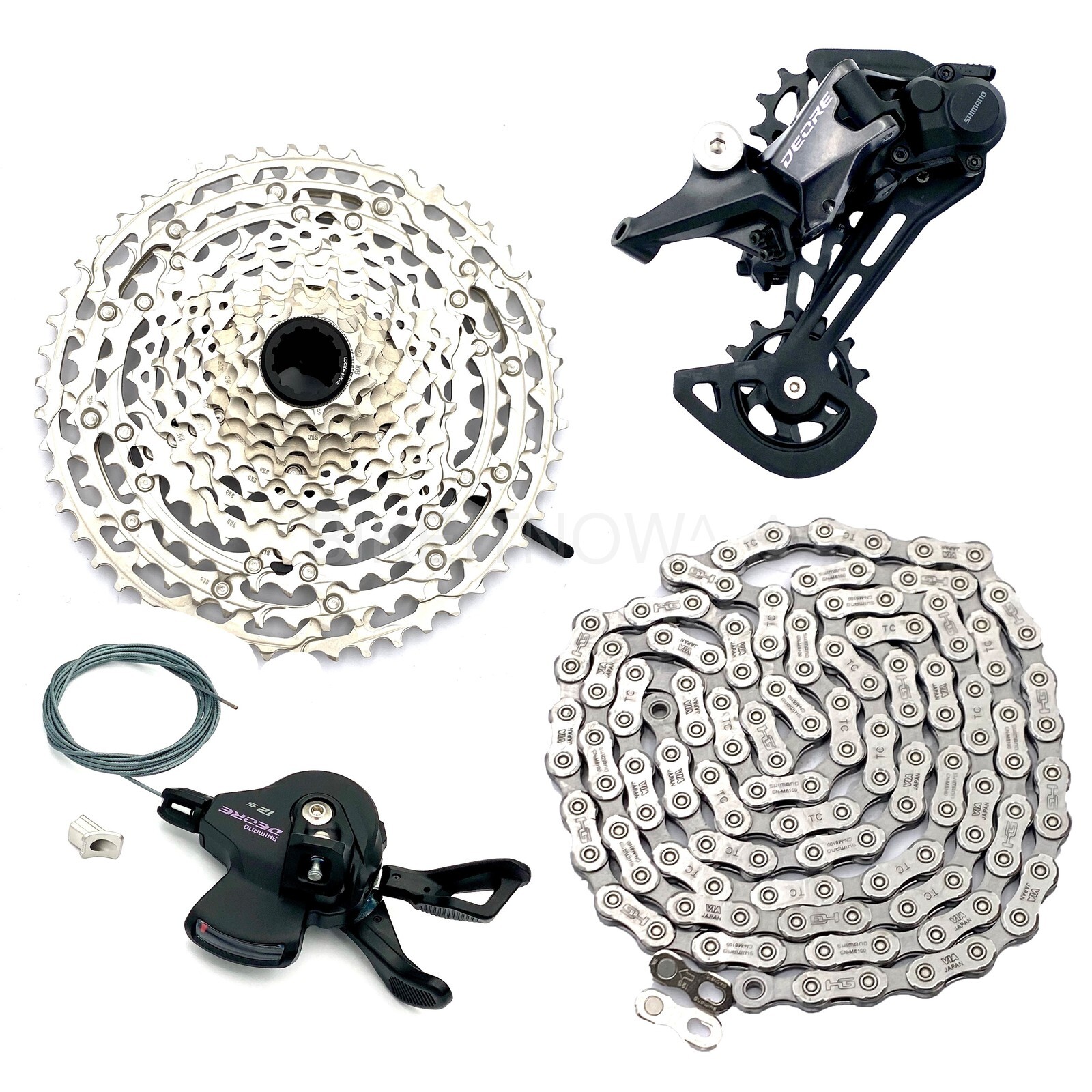Shimano Deore M6100 12S Build Kits Shifter I-SpecEV,Rear Derailleur,Cassette 51t