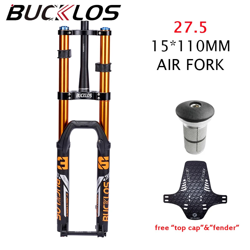27.5/29 Inch 180mm Travel MTB Bicycle Air Suspension Fork Double Shoulder Frok