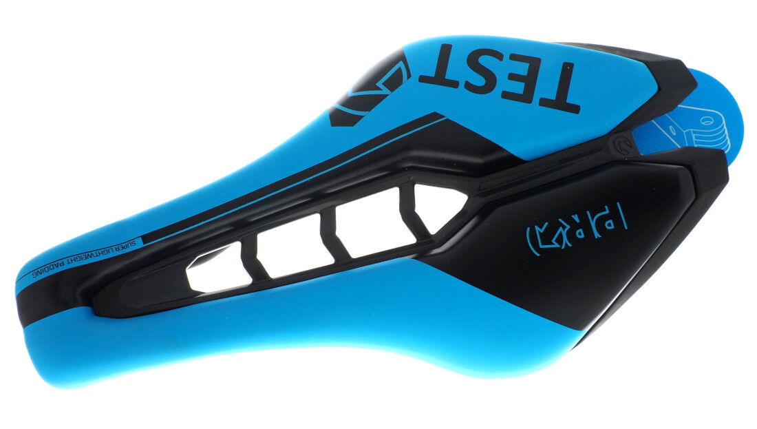 SHIMANO PRO TSA 1.2 TT/Tri TEST Saddle Stainless 7x7mm Rails, Blue 132mm