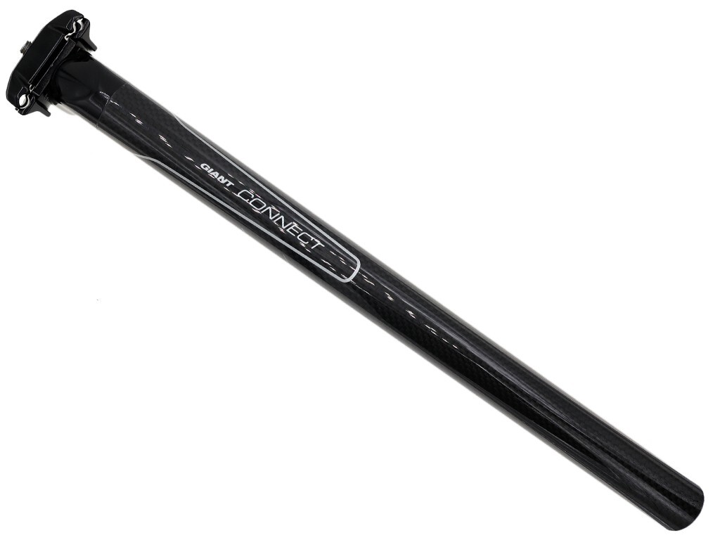 Giant Connect 3K Carbon Seatpost 27.2 x 375mm SB12 or 23 mm Black