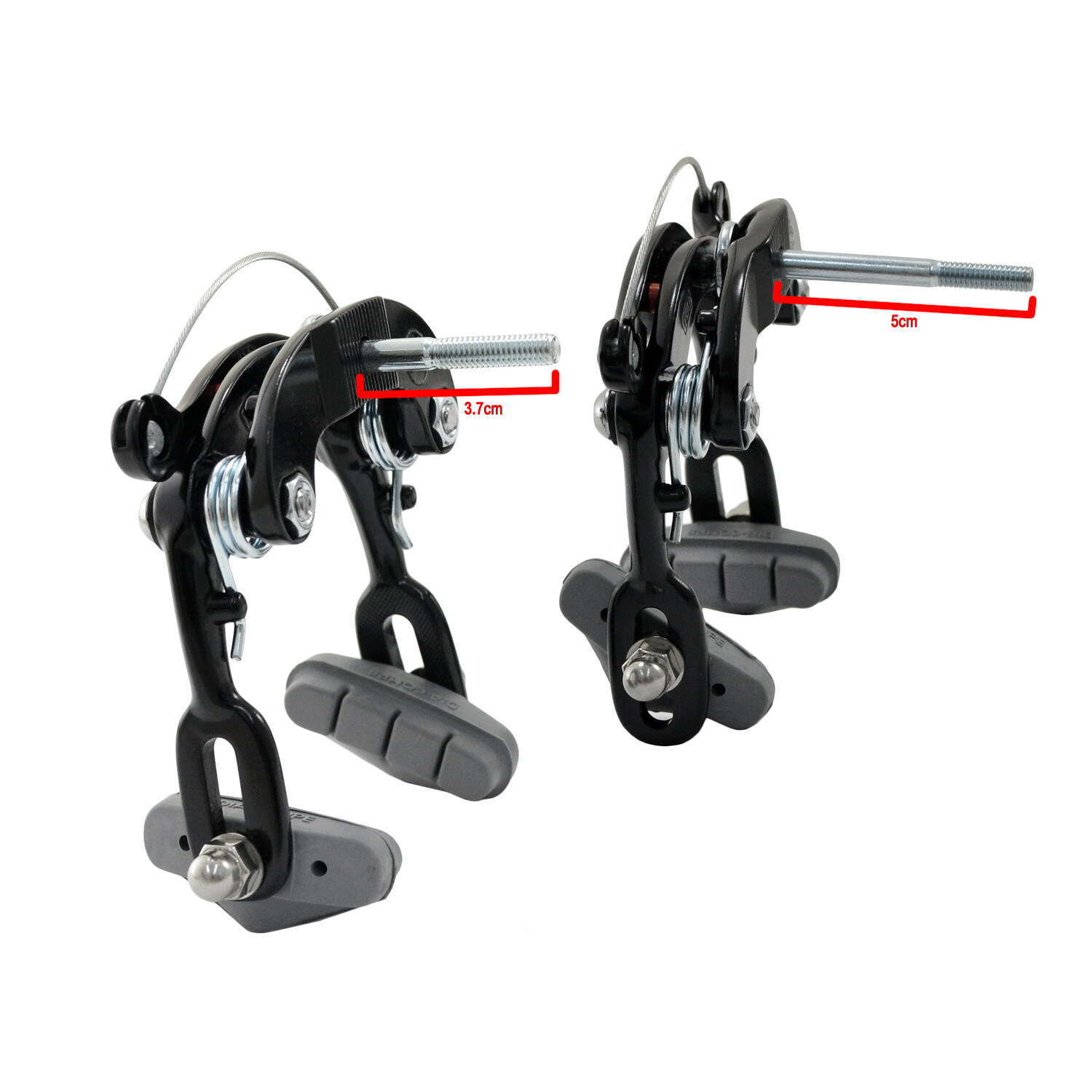 DIA-COMPE DC750 Center Pull Caliper Brake Set (Front+Rear) , Black