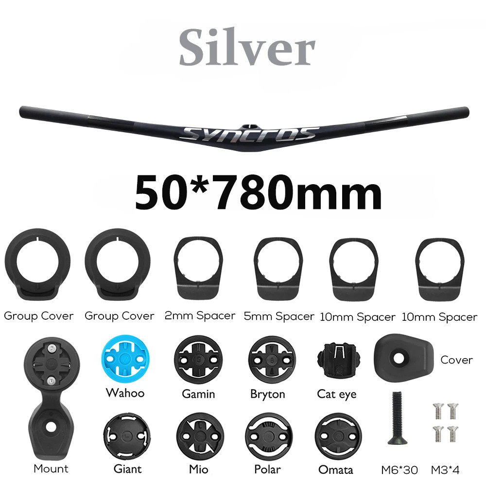Carbon MTB Integrated Cockpit Handlebar Lightweight Enduro Bike Riser Flats Bar