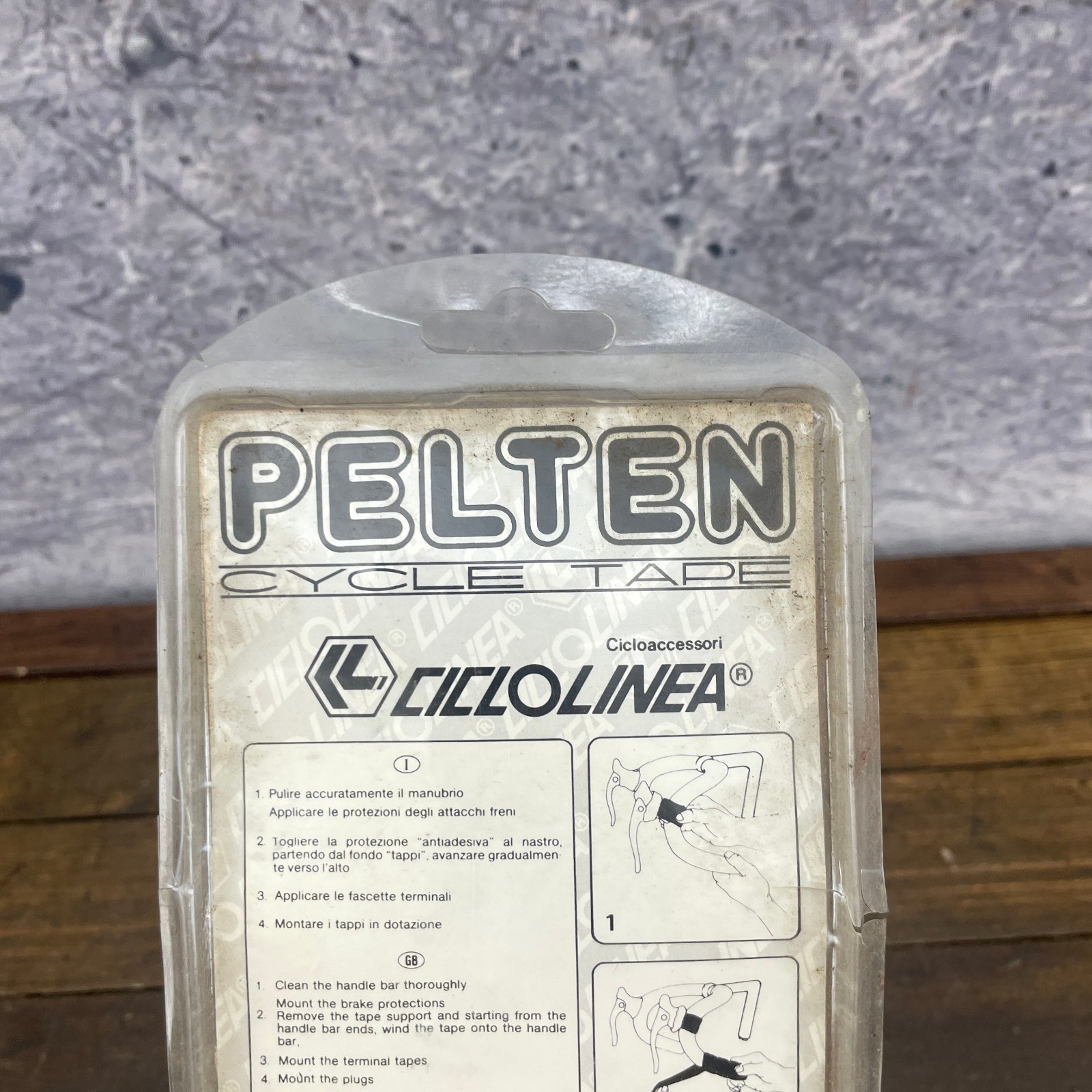 Vintage Ciclolinea Pelten Handlebar Tape Red NOS 80s Road Bike Ribbon Drop Bar