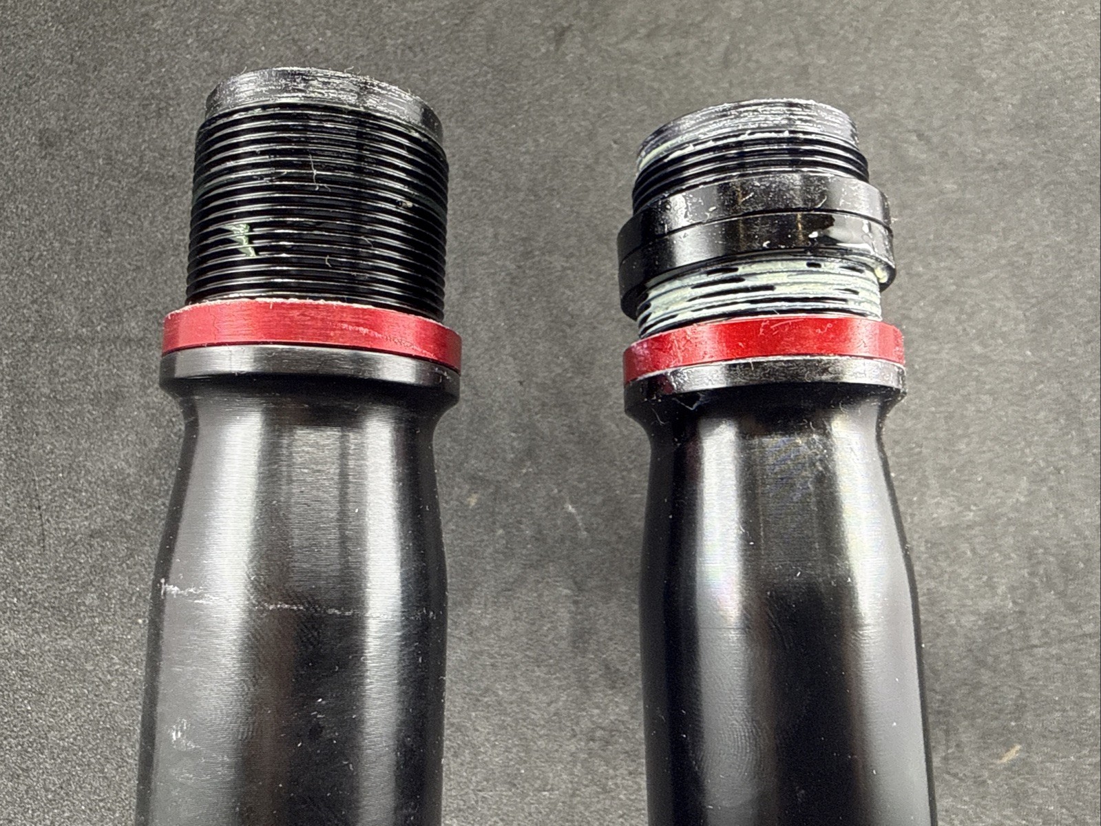 TWO Cannondale Lefty OPI Steerers & Misc. Spacers for LEFTY Fork