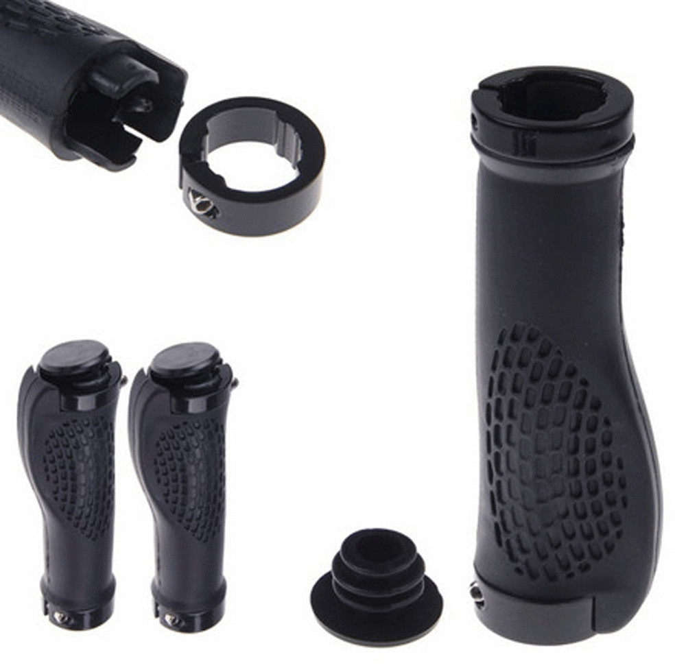 Mountain Bike Grip Rubber/Ergonomic Adjustable Handlebar Rubber Cover/Non-Slip