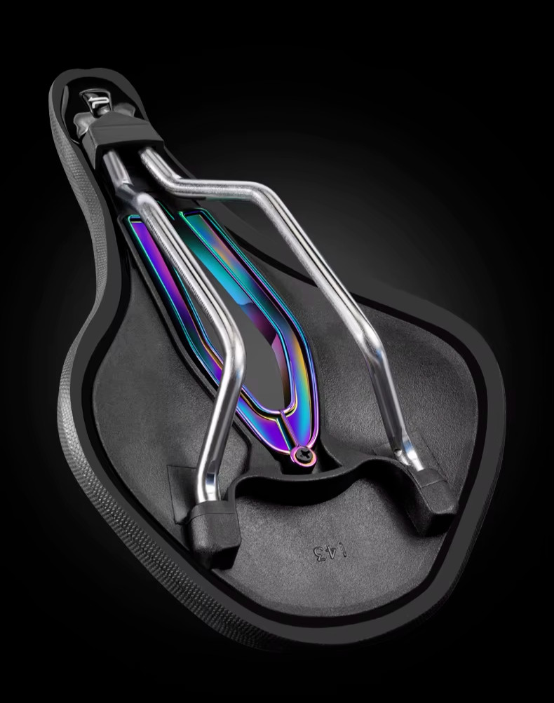 Colorful Bicycle Saddle Comfort Pressure Relief Road Mountain Bike Seat Gravel
