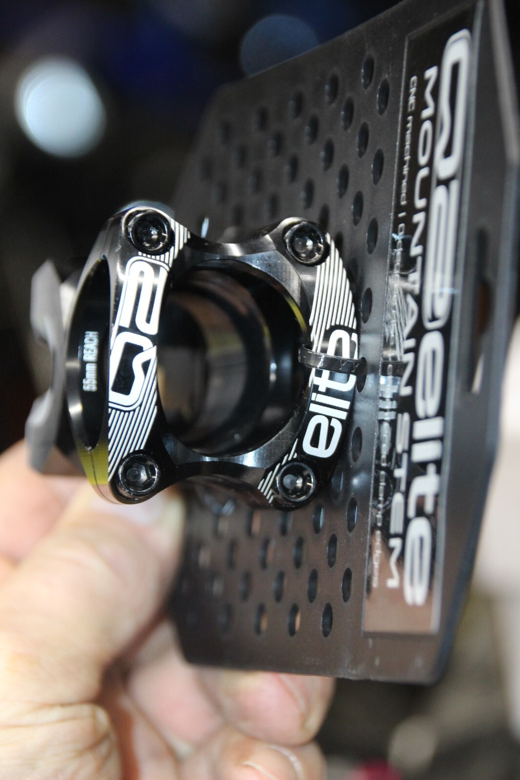 Q2 TEAM Elite Mountain Bike Stem 55mm x 0 Degrees 31.8 Bar Clamp