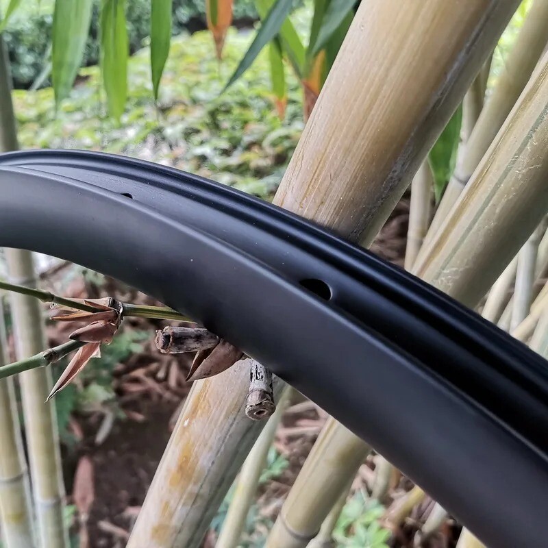 700c Gravel Racing Road Bike Carbon Rims Hookless 30mm Width 30/35/40/45mm Depth