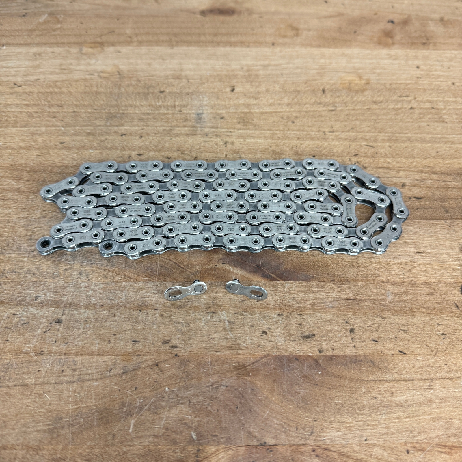 Low Mile Shimano XTR/Dura-Ace CN-M9100 12-Speed Bike Chain – Various Lengths