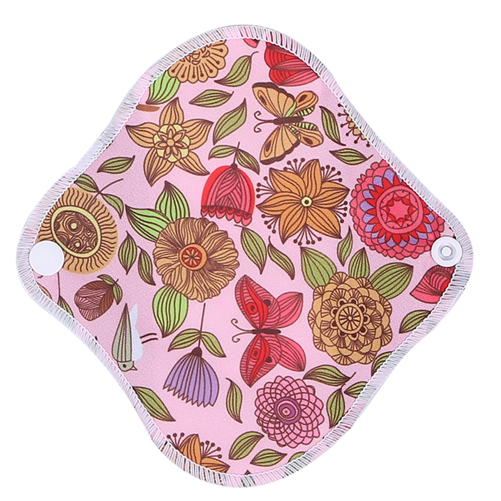 Menstrual Pad Reusable Waterproof Bamboo Charcoal Fiber Cloth Washable Women BEA