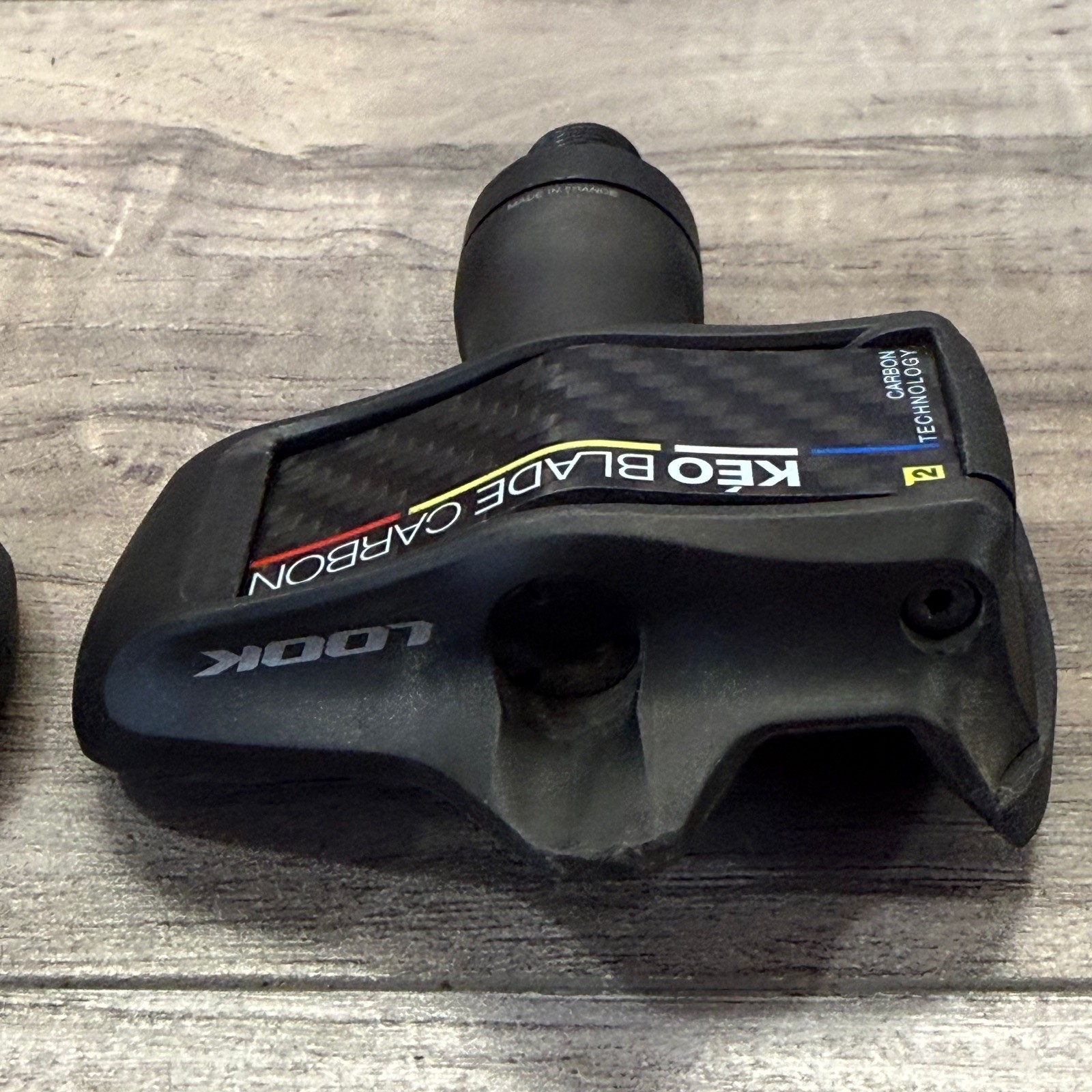 LOOK KEO Blade 12 Carbon Clipless Road Pedals Black No Cleats Super Low Miles