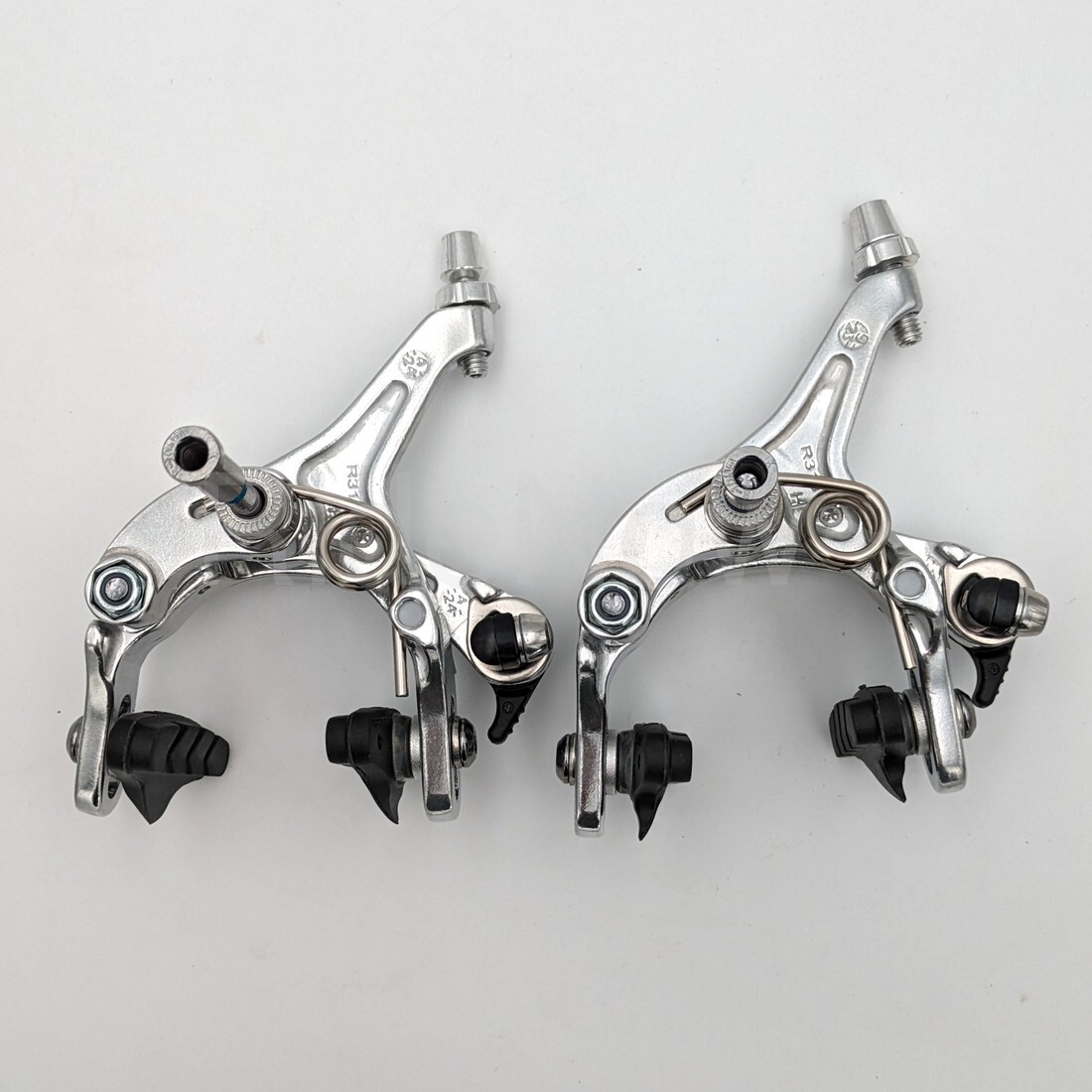 TEKTRO R313 Dual Pivot Caliper Brake Set 39-52mm Designed for 28C tire , Silver