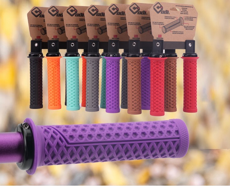 ODI Vans V2.1 Lock On Flanged Grips MTB Bike Black Red Blue Gum Graphite Purple