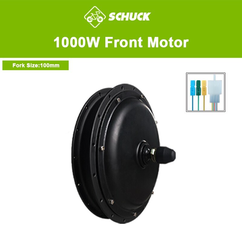48V 1000W 1500W 2000W Ebike Gearless Front Rear Rotate Cassette Drive Hub Motor