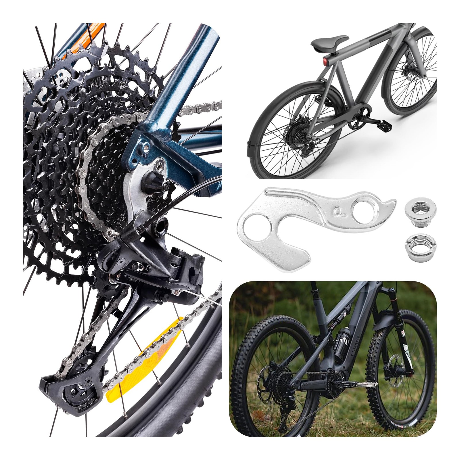 Universal Derailleur Hanger Replacement Part for Most Bicycle Models