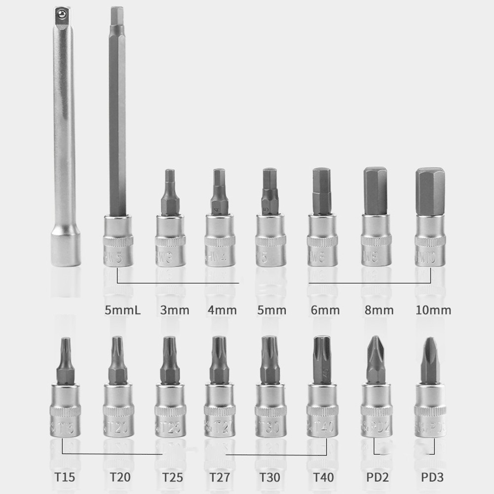 18in1 adjustable bike for torque wrench and repair tool set for bicycle
