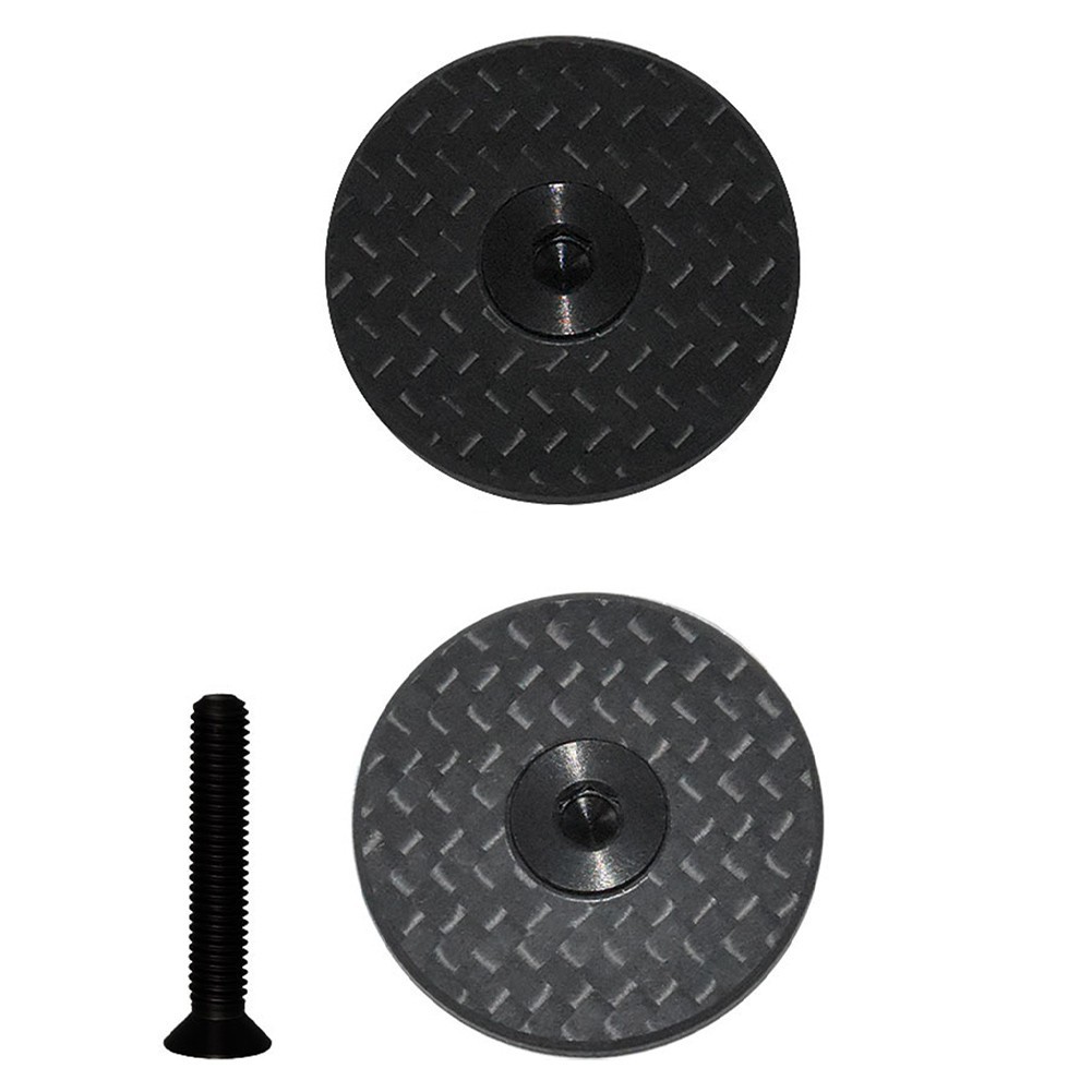 Carbon Fiber Headset Top Cap with Titanium Screws Long lasting Performance