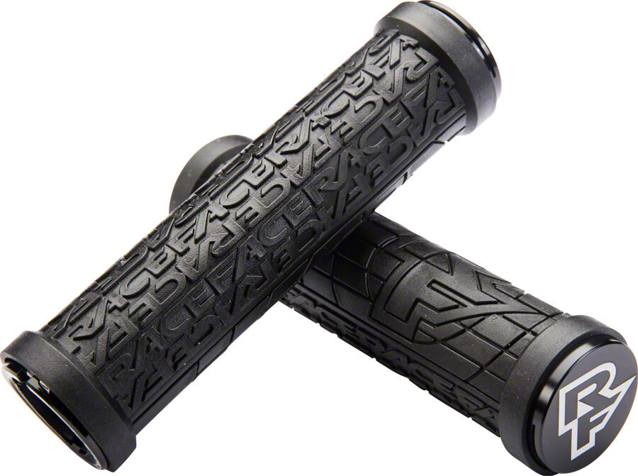 RaceFace Grippler Grips – Black, Lock-On, 33mm
