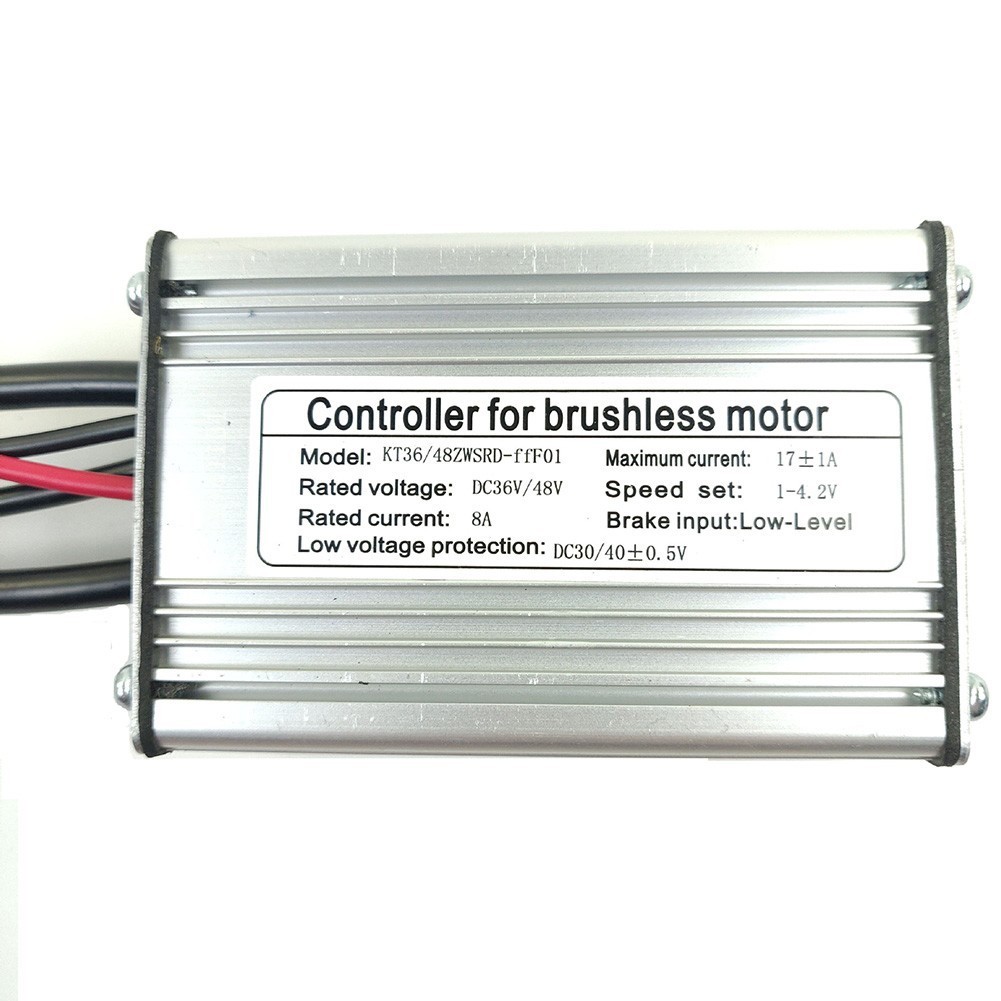 Controller Square Wave Waterproof Joint 250W-350W 36V/48V Aluminum + Plastic