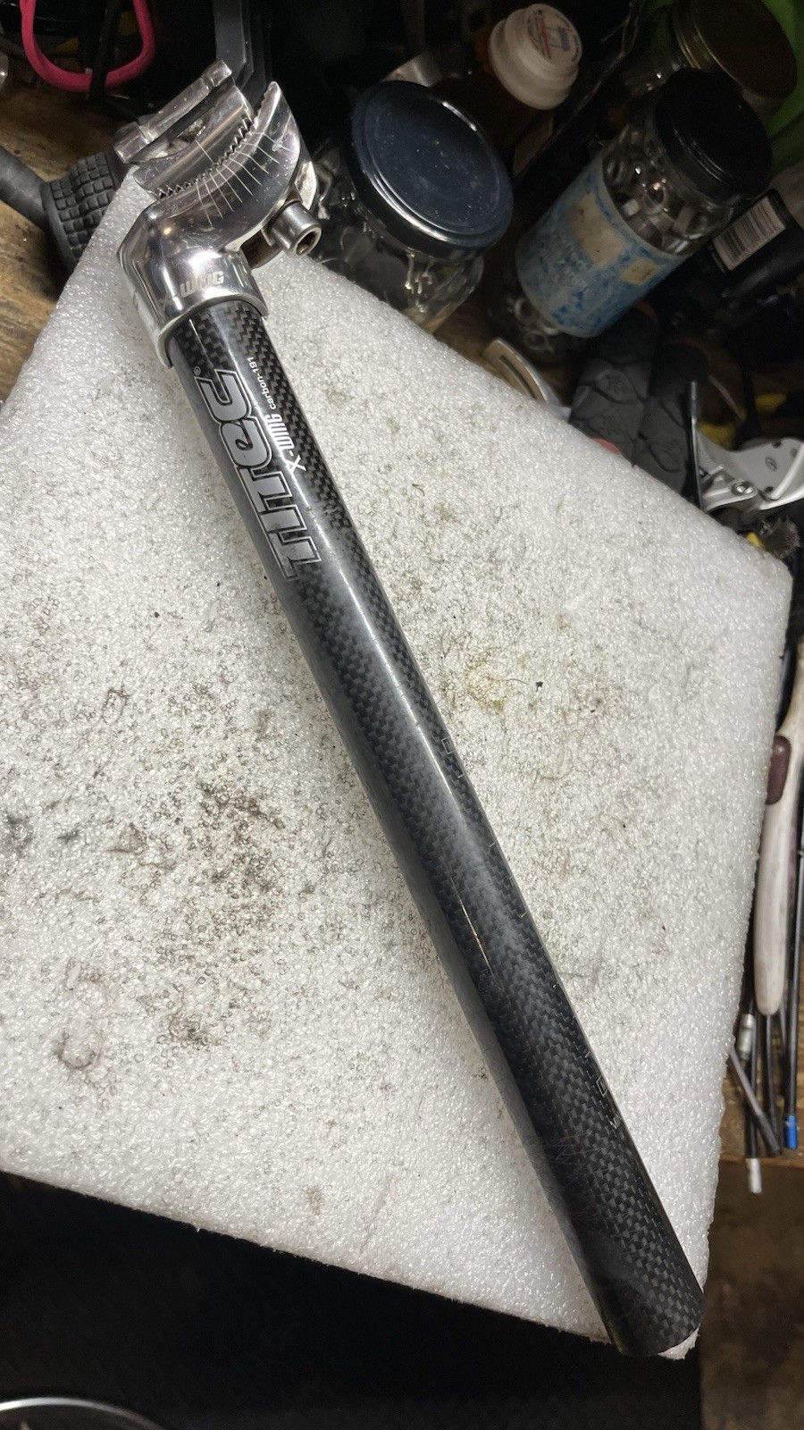 Titec Carbon Fiber Seatpost 27.2 X 330 Road Mountain Bike Seat Post 27.2mm