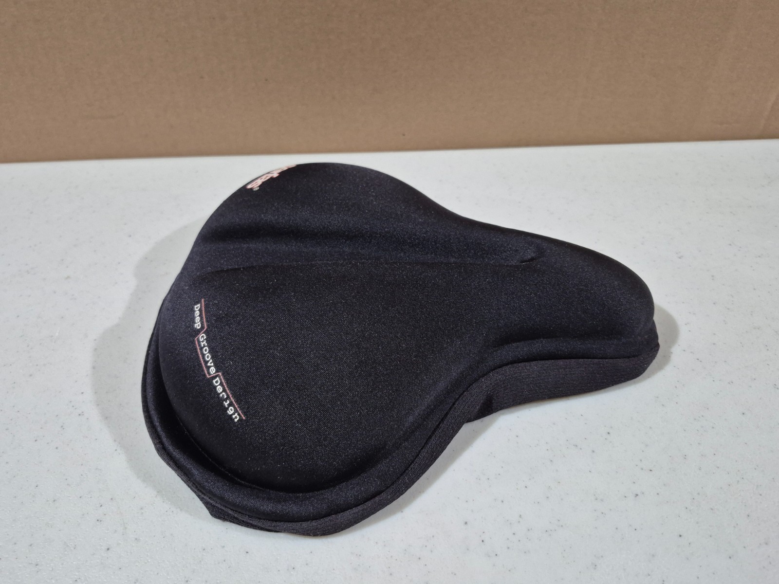 SERFAS Gel Bike Saddle Seat Pad Bicycle Cover Drawstring Deep Groove Design