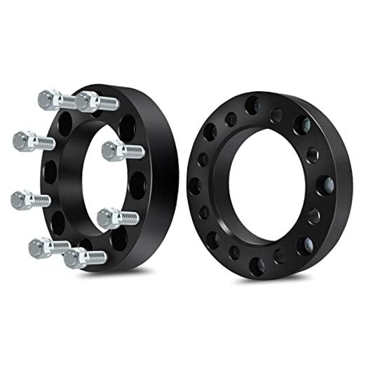 2Pcs 8×6.5 to 8×180 Wheel Adapters 1.5 inch Thread Pitch 14×1.5 Hub Bore