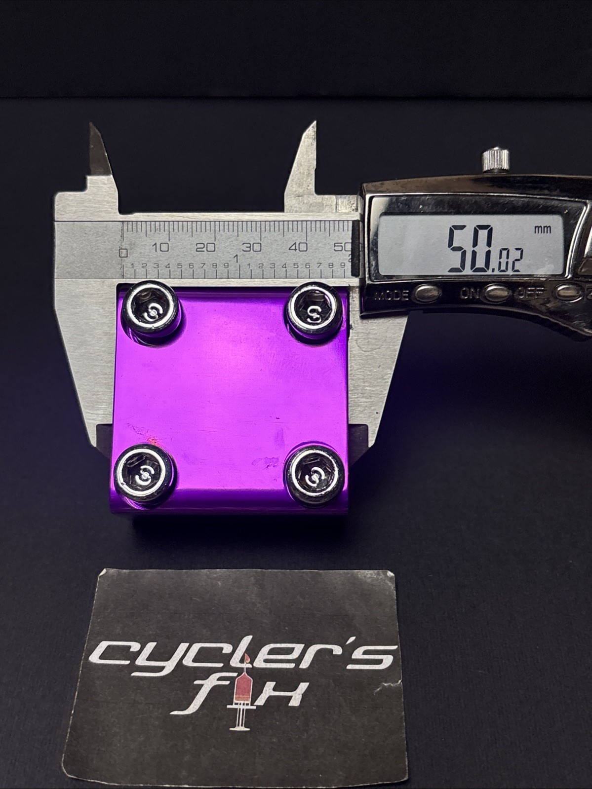 Anodized Purple Bmx 1 1/8” Threadless Alloy 22.2mm Top Load Stem Bike Freestyle