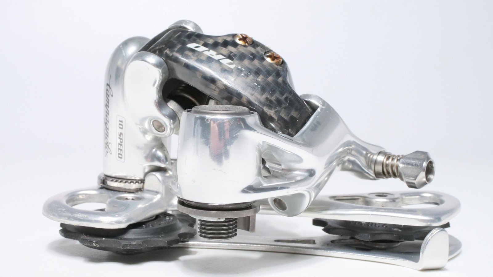 Campagnolo Record 10 Speed Rear Derailleur Medium Cage Carbon Titanium