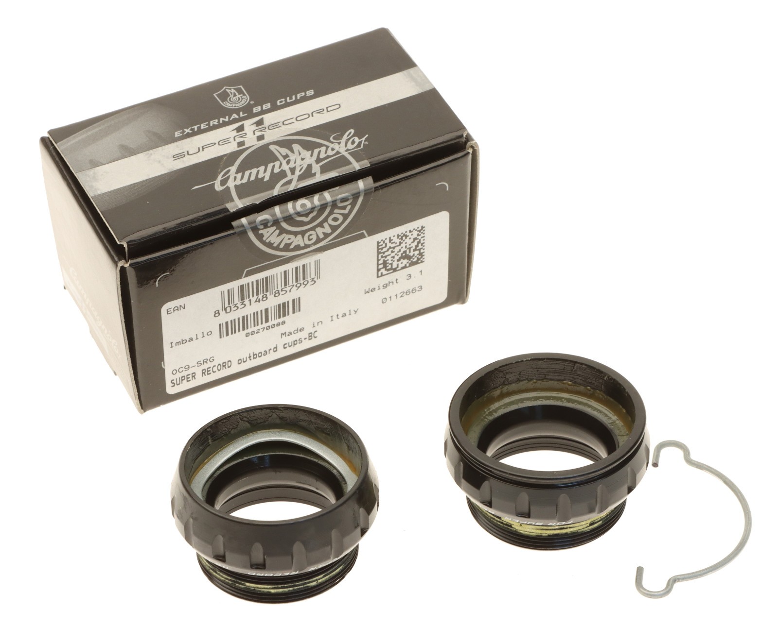 Campagnolo Super Record Ultra Torque Bottom Bracket Cups BSC OC9-SRG NEW