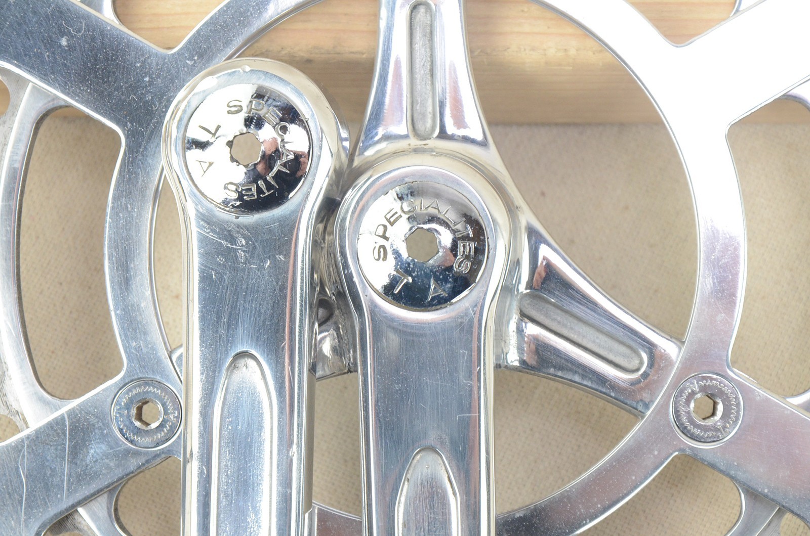 Specialites TA Professional 3 Arm Crankset 170mm Double 52/42t Vintage 1970’s
