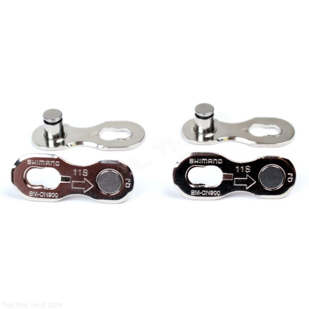 Two (2) Pair Shimano 11-Speed SM-CN900 Bike Chain Quick Links fits HG601/701/901