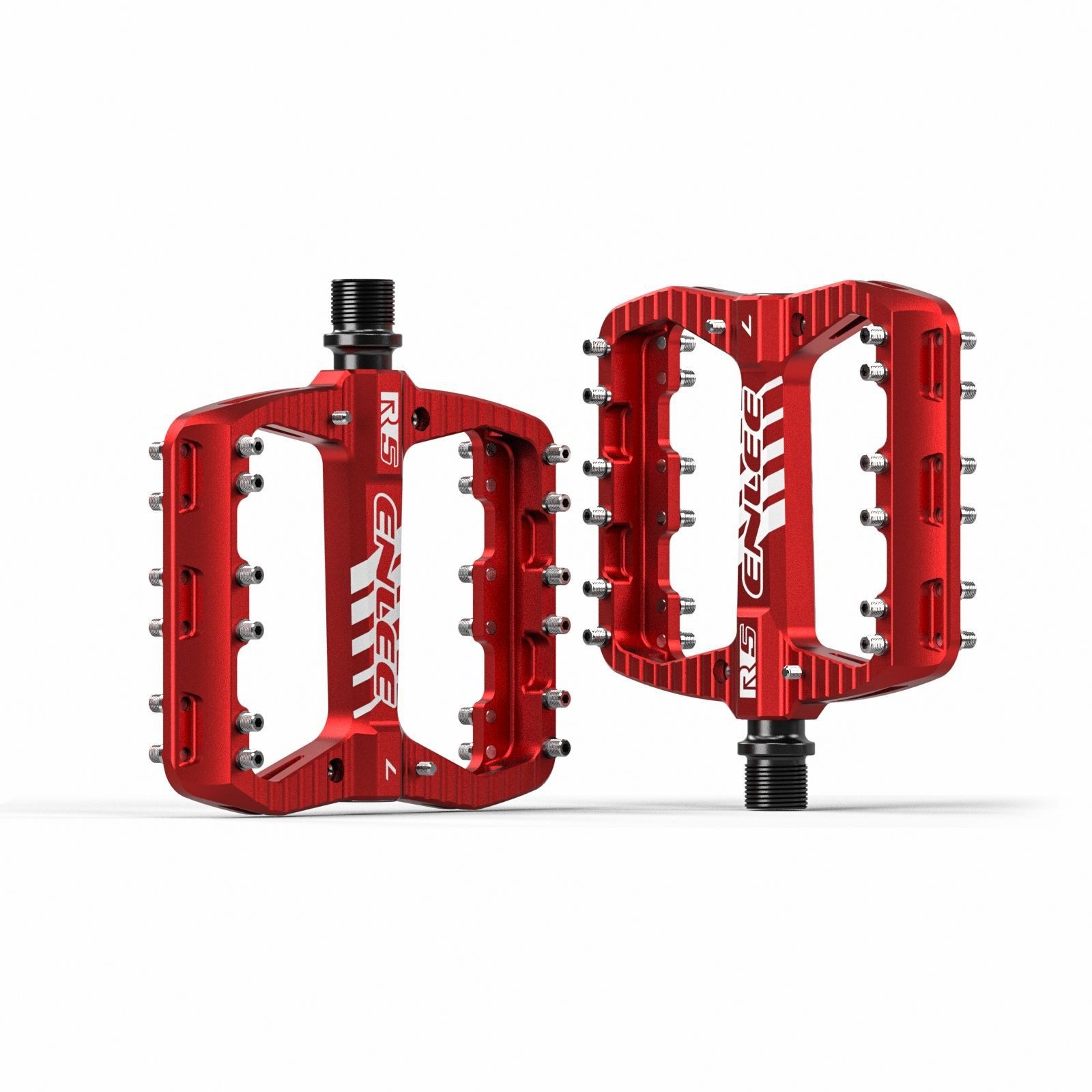 Bike Pedals Flat Platform Aluminum Alloy Sealed DU Bearing Anti-Slip MTB BMX