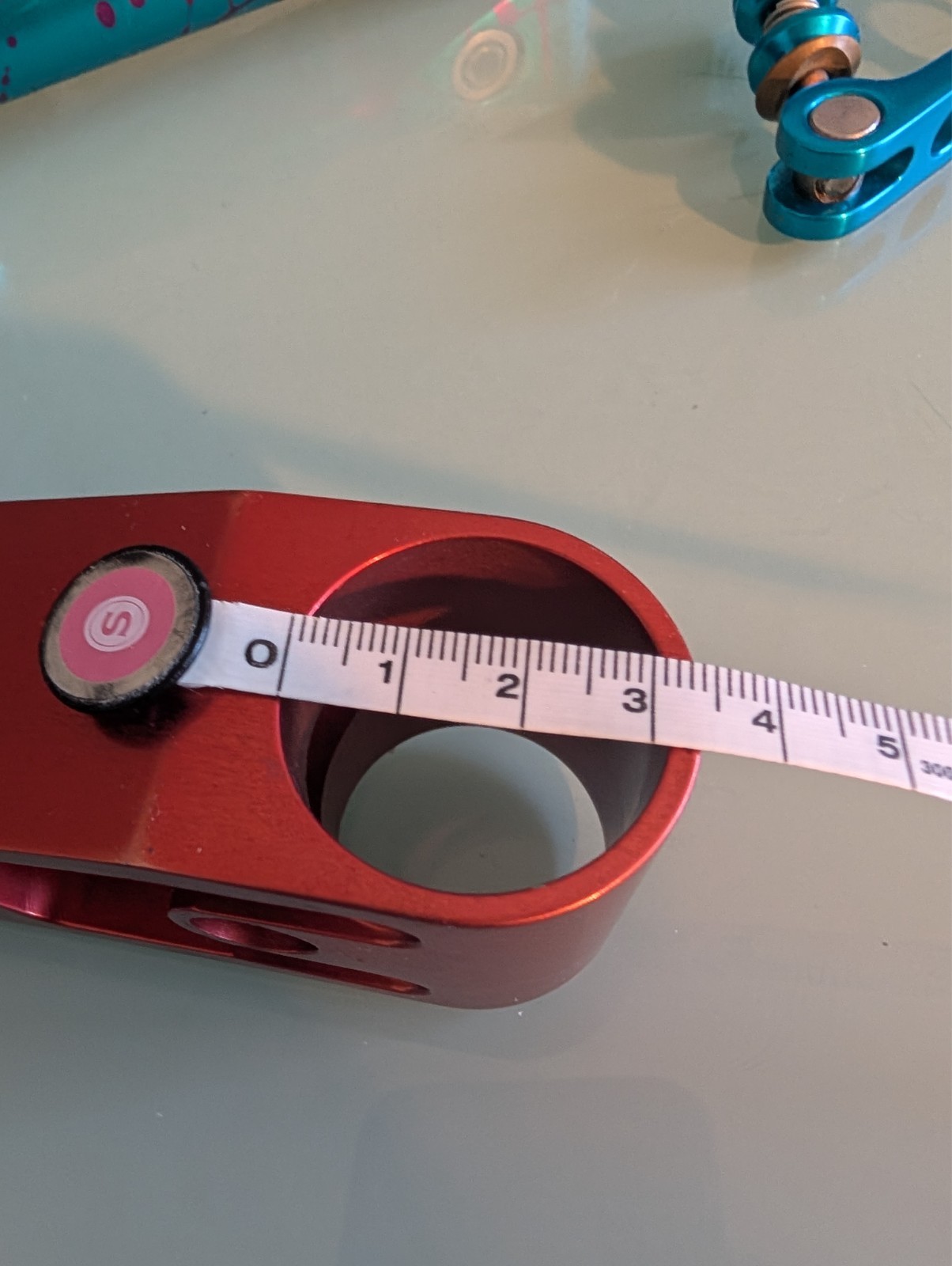 Vintage Kooka Billet Anodized Red Stem Rare CNC 90s MTB 130-135mm