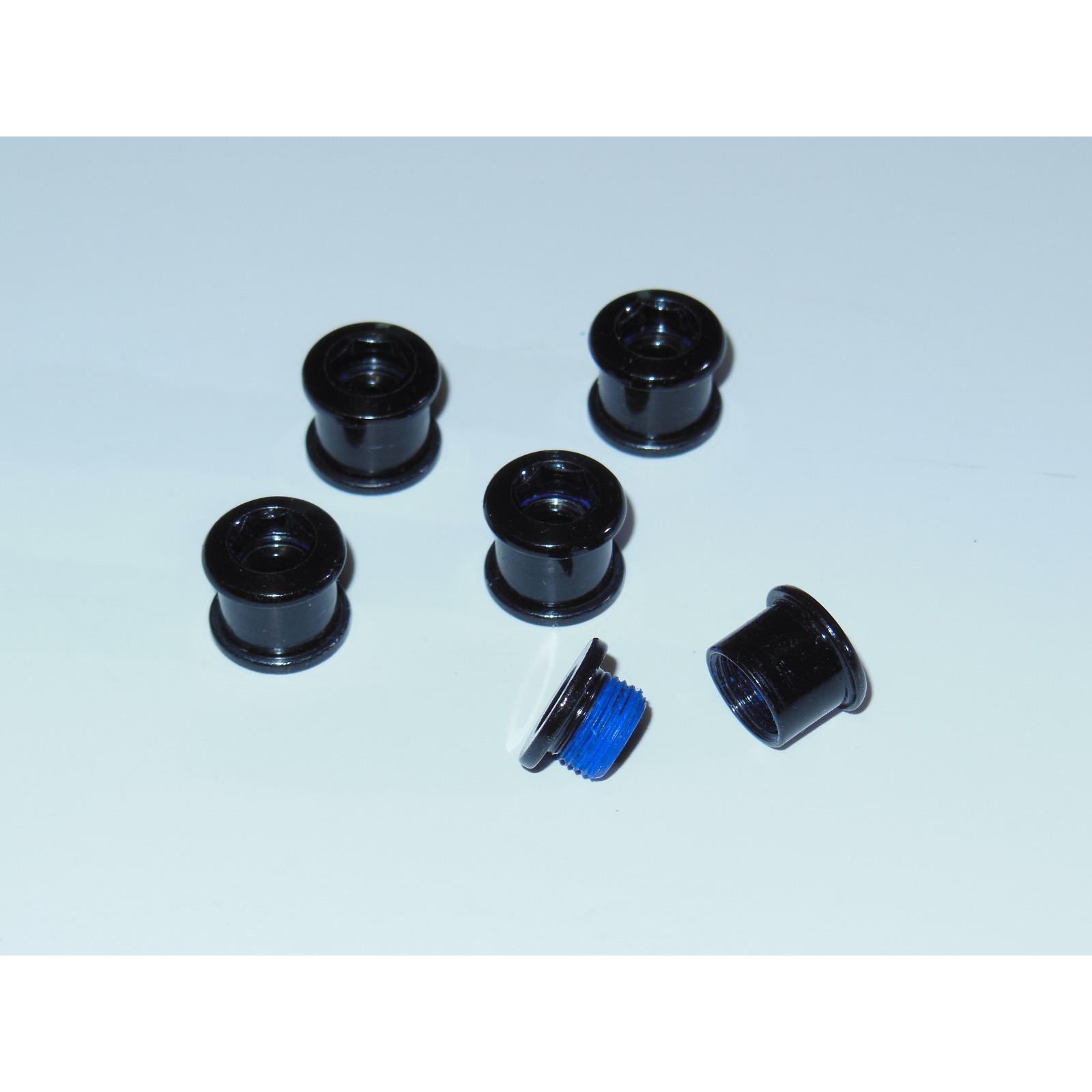 New* Praxis Works Alba Steel Bicycle Chainring Bolt Set 5-piece Black for Double