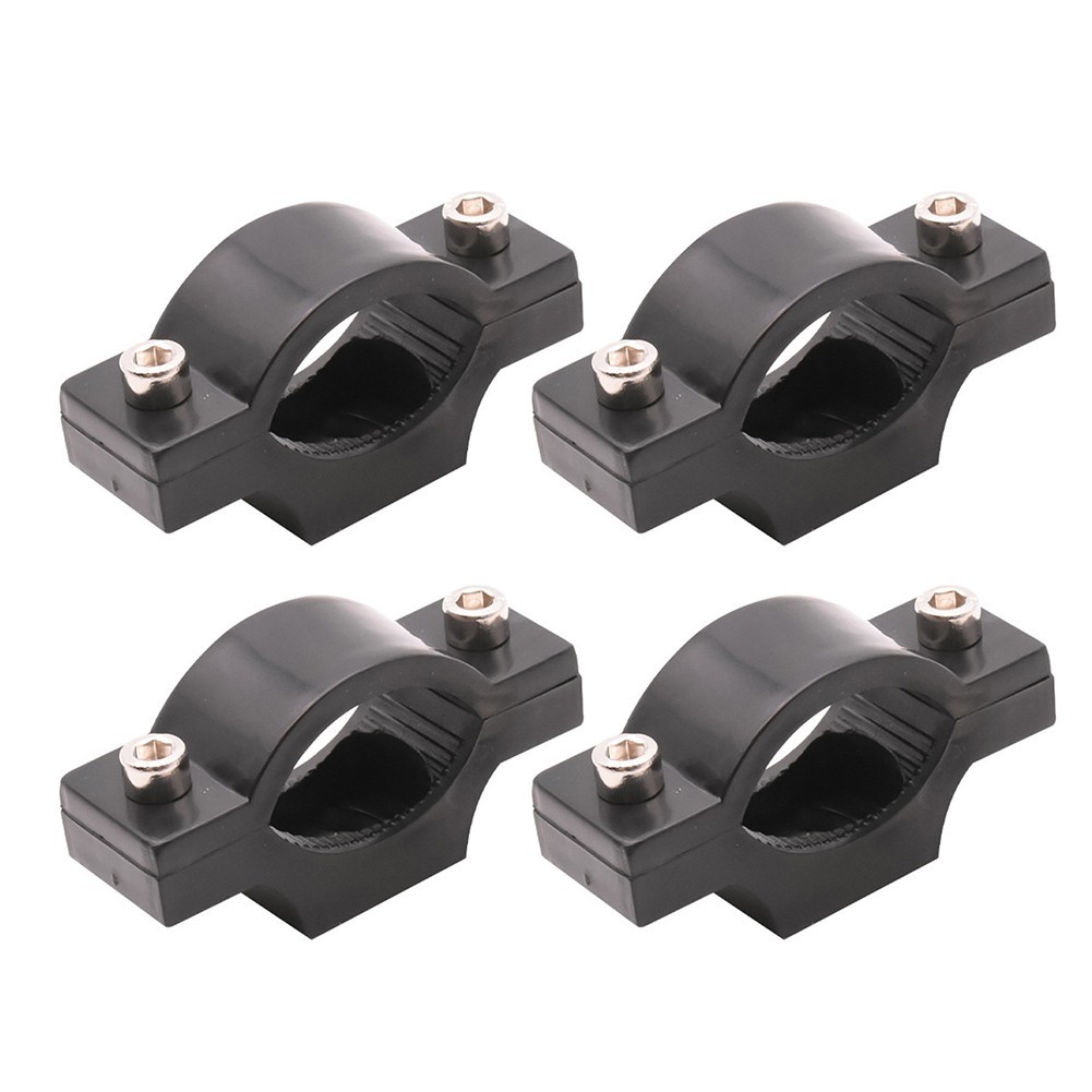 Modern and Functional Electric Bicycle Light Mounting Clamps Pack of 4