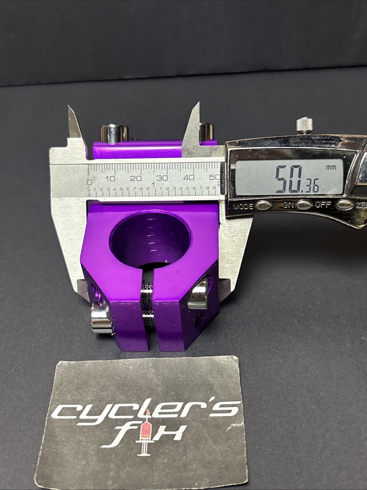 Anodized Purple Bmx 1 1/8” Threadless Alloy 22.2mm Top Load Stem Bike Freestyle