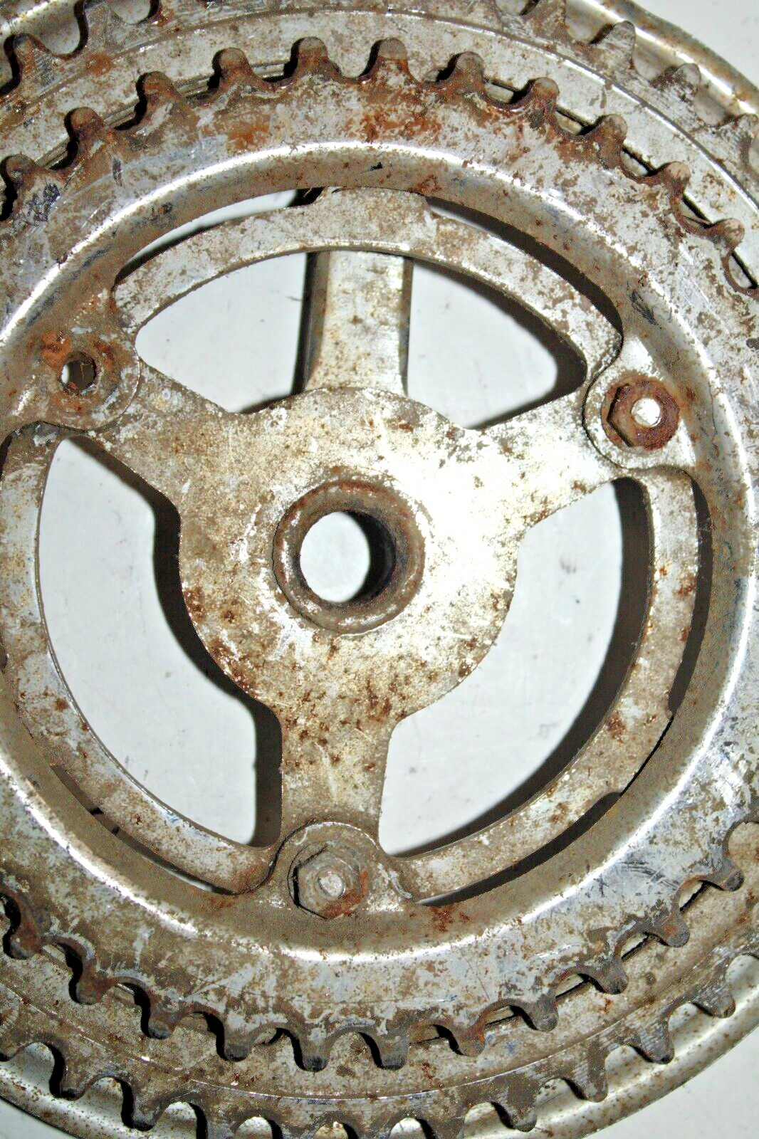 Vintage Double Drive Crank Arm BCD93-3 165mm 48/40T Touring Cotter USA Shipper