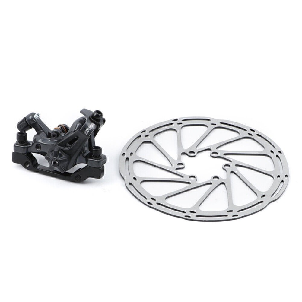 2x RACEWORK Disc Brake Calipers MTB Bike Speed Clip Dual Disc Brake Set W/ Rotor