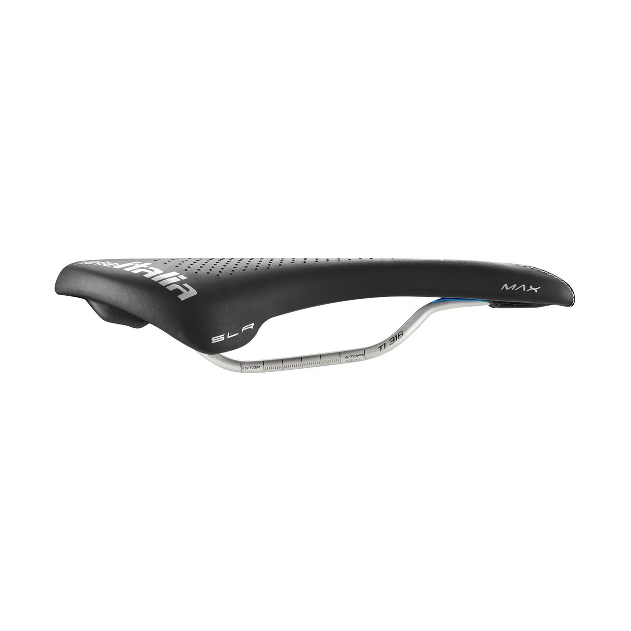 Selle Italia saddle MAX SLR TI316 GEL SUPERFLOW L3 145 x 275 mm size Ti316 rails