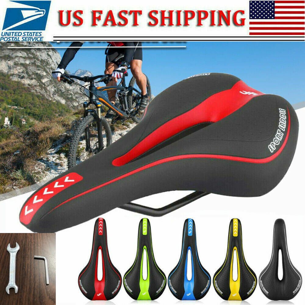 Bike Bicycle Saddle Seat Soft Gel Road Sport Mountain Cycling Cushion Padded