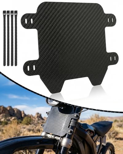 NACORE Real Carbon Fiber DH Number Plate for Tutti Soleil01, Sur Ron License