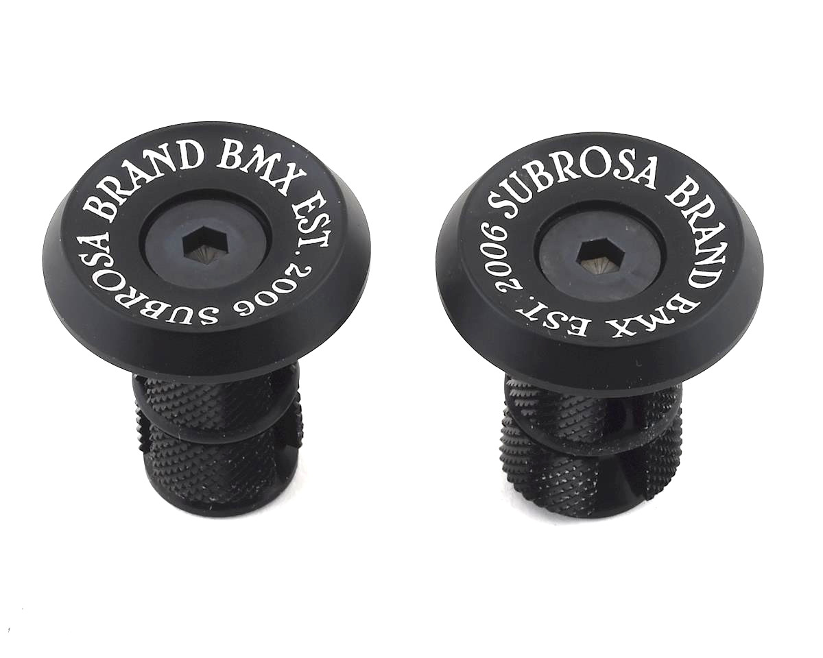SUBROSA BITCHIN ALLOY BMX BAR ENDS PLUGS CULT SE HARO GT SHADOW BLACK NEW
